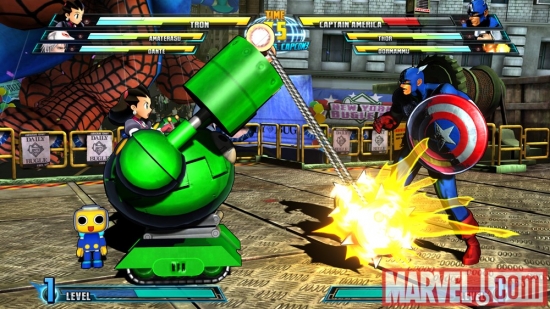 Tron Bonne in Marvel vs. Capcom 3