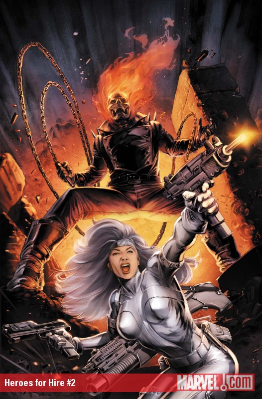 Heroes For Hire #2 cover by Doug Braithwaite