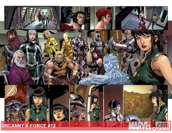 Uncanny X-Force #12 preview art by Mark Brooks