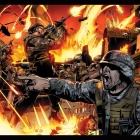 Battle Scars #1 preview art by Scot Eaton