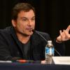 Iron Man 3 director Shane Black at Marvel Studios' Hall H presentation at SDCC 2012