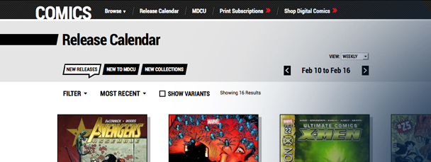 The New Marvel.com Comics Zone