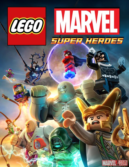 The villain poster for LEGO Marvel Super Heroes