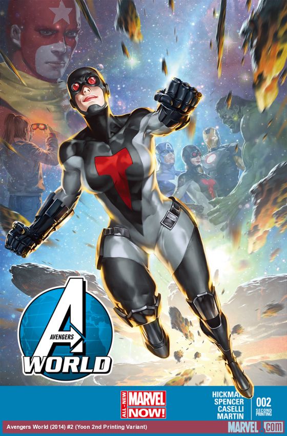 Avengers World (2014) #2 (Yoon 2nd Printing Variant)