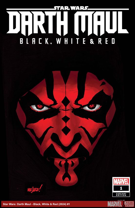 Star Wars: Darth Maul - Black, White & Red (2024) #1 (Variant)