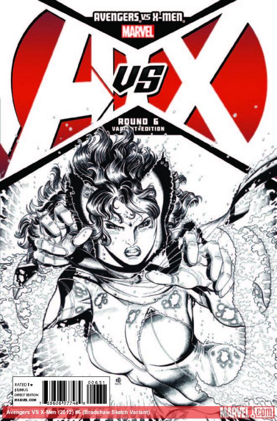 Avengers Vs. X-Men (2012) #6 (Bradshaw Sketch Variant)