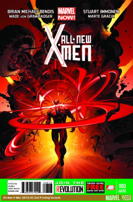 ALL-NEW X-MEN 3 3RD PRINTING VARIANT (NOW, WITH DIGITAL CODE)