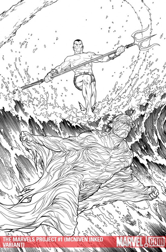 THE MARVELS PROJECT #1 (MCNIVEN INKED VARIANT)