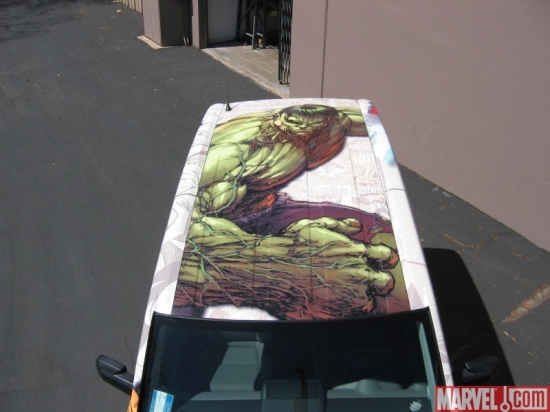 70th Anniversary Marvel Honda Element, Hulk View