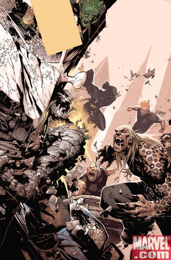 YOUNG X-MEN #9 cover by Chris Bachalo