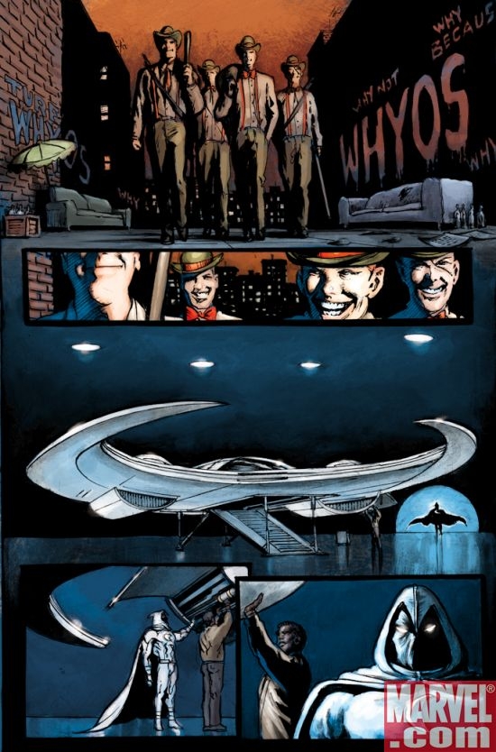 MOON KNIGHT #16 preview art by Mark Texeira