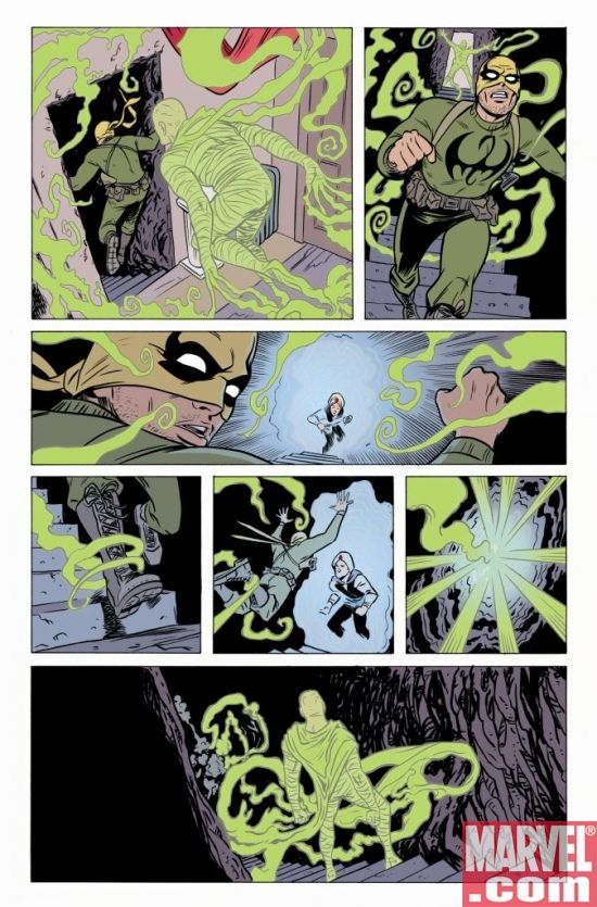 THE IMMORTAL IRON FIST: ORSON RANDALL AND THE GREEN MIST OF DEATH Interior Art