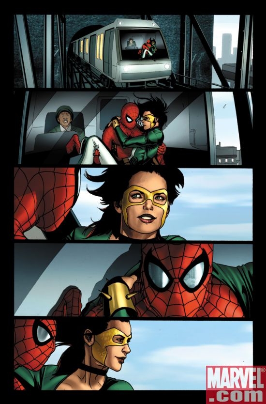 AMAZING SPIDER-MAN #549 interior art