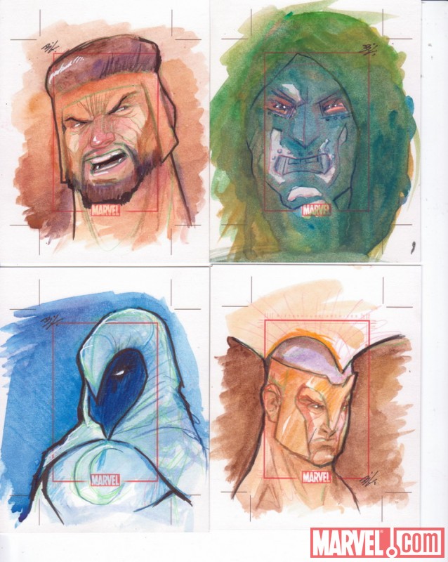 Marvel 70th Anniversary sketch card by Brandon Kenney