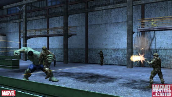 Puny soldiers can\'t stop the Incredible Hulk