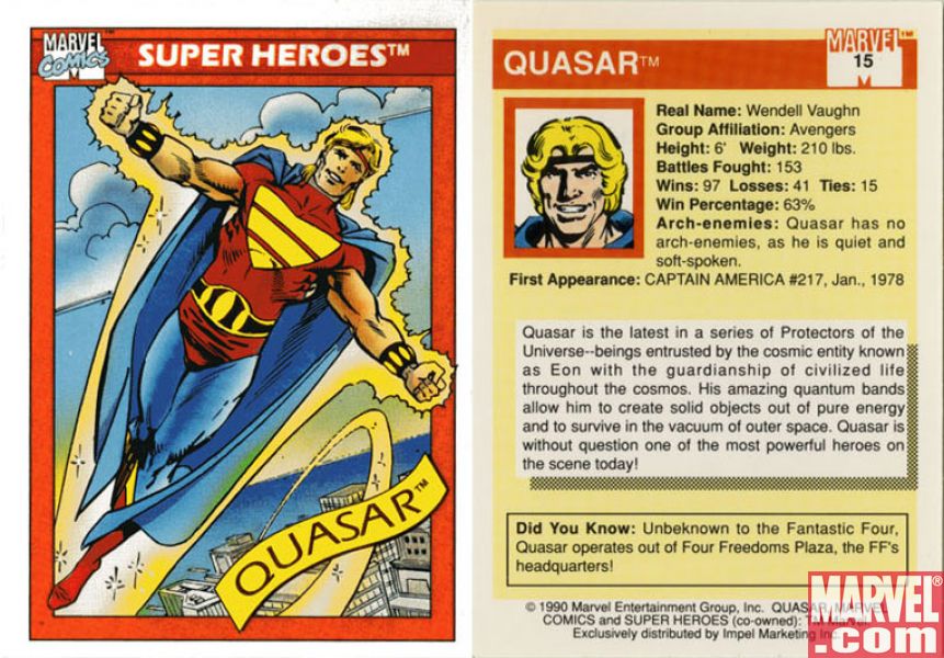 marvel universe series 3 trading cards