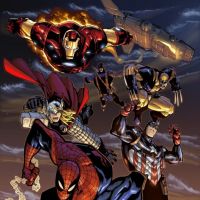 Image Featuring Thor, Wolverine, The Winter Soldier, Avengers, Hawkeye (Clint Barton), Iron Man