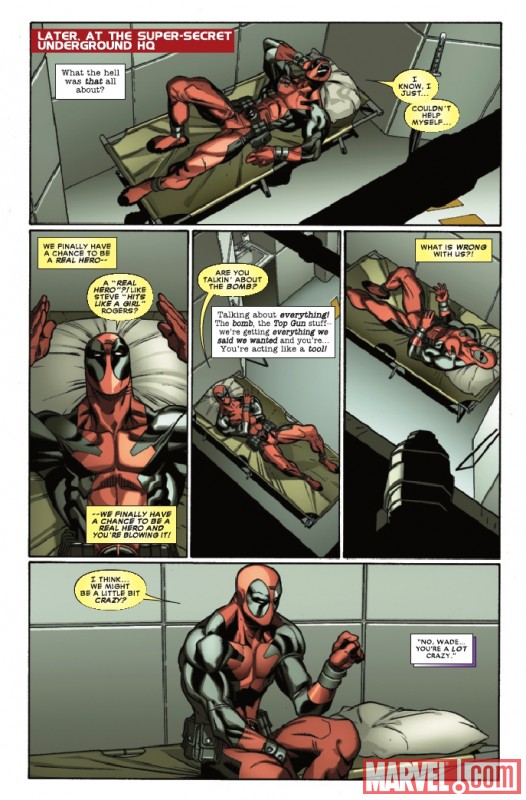 DEADPOOL #28 preview page by Carlo Barberi