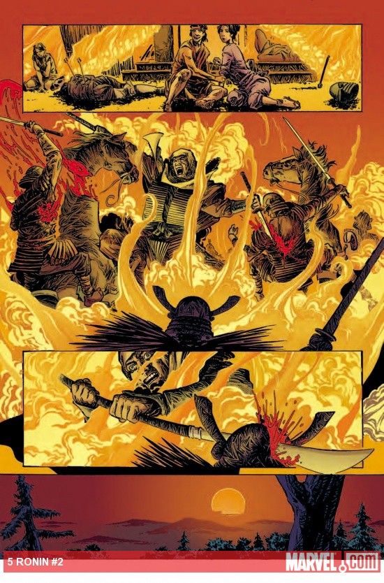 5 Ronin #2 preview art by Dalibor Talajic
