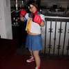 A Sakura cosplayer from the Marvel vs. Capcom 3 Fight Club