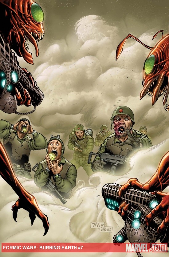 Formic Wars: Burning Earth #7 cover