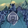 Marvel.com exclusive screenshot of the Frost Giants in Thor: Tales of Asgard