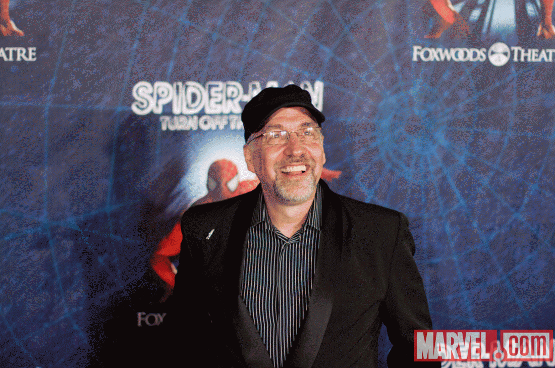 Philip William McKinley at the Spider-Man: Turn Off the Dark Premiere