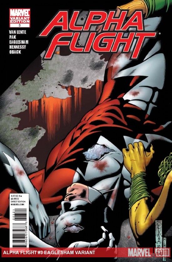 Alpha Flight (2011) #3, Eaglesham Variant