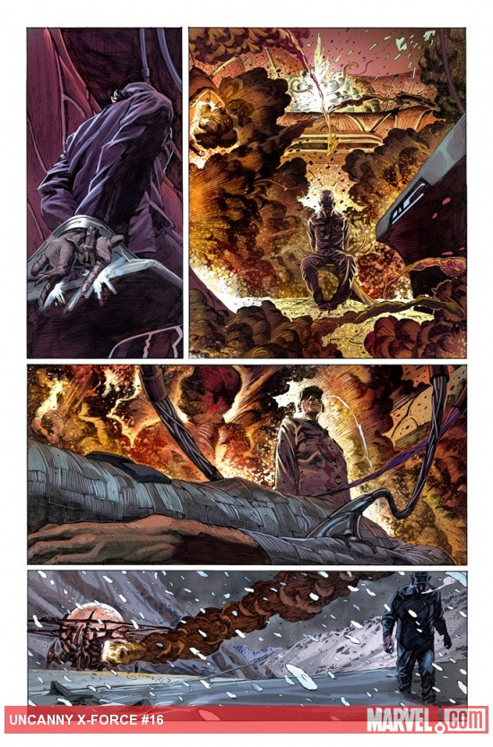 Uncanny X-Force #16 preview art by Jerome Opena
