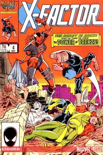 X-Factor (1986) #4 cover
