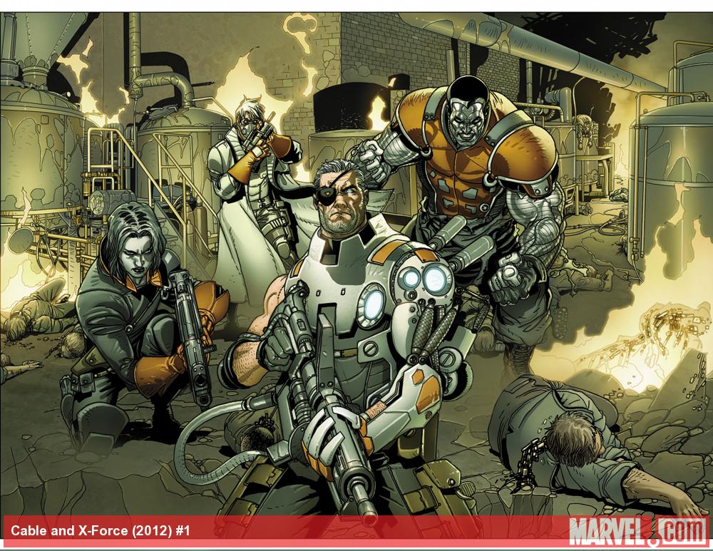 Cable & X-Force #1 preview art by Salvador Larroca