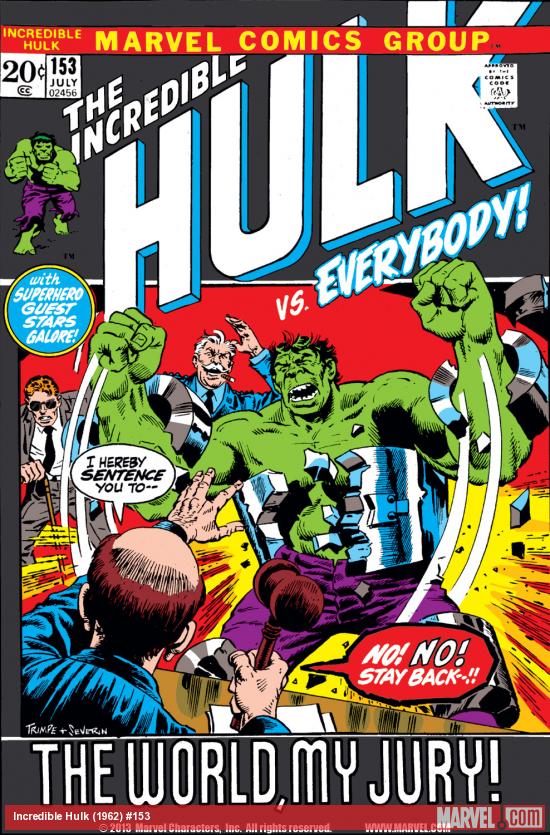 Incredible Hulk (1962) #153 Cover