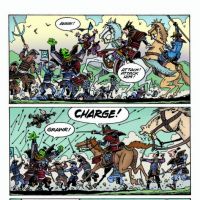 A page from Stan Sakai's STRANGE TALES #3 story
