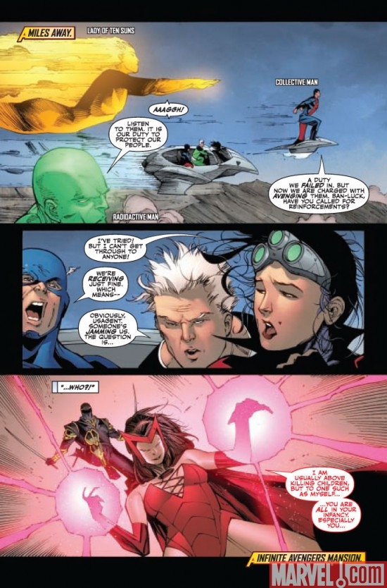 Preview art for MIGHTY AVENGERS #29 on sale September 16