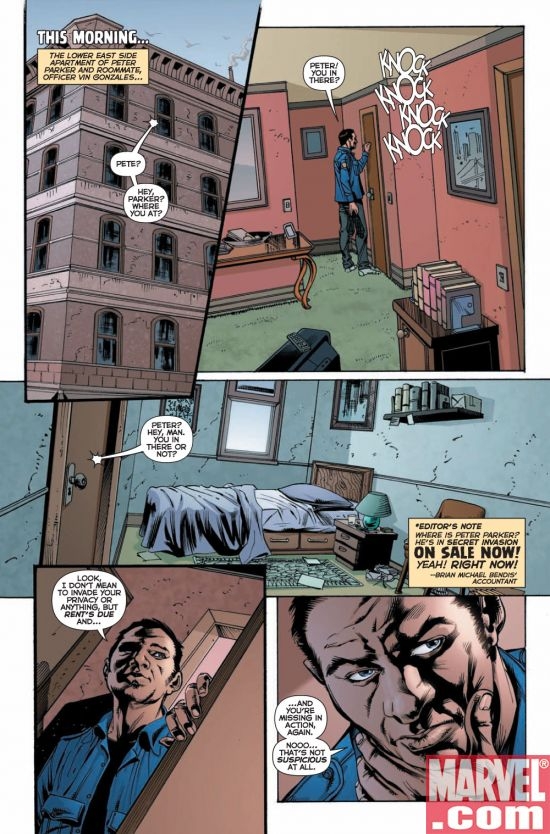 SECRET INVASION: AMAZING SPIDER-MAN #1, page 6