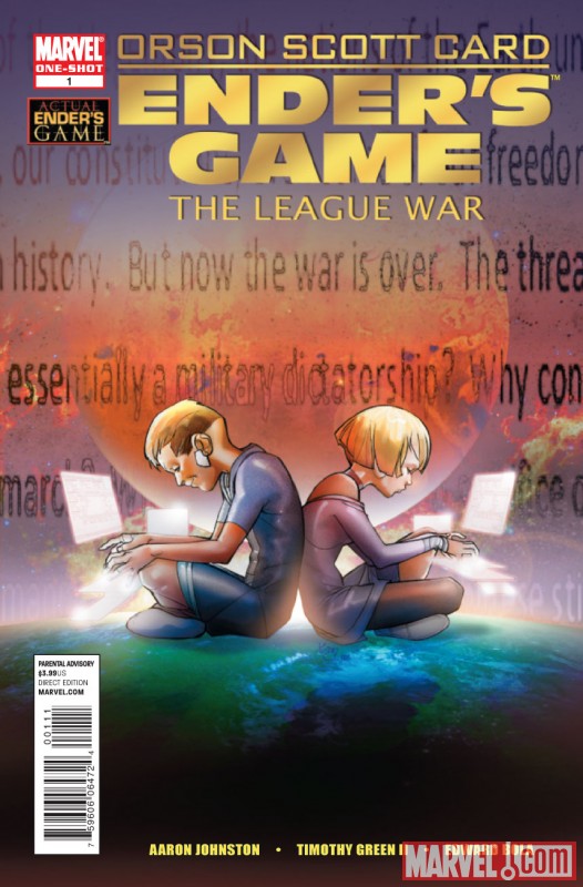 ENDER'S GAME: THE LEAGUE WAR #1 cover by Pasquel Ferry