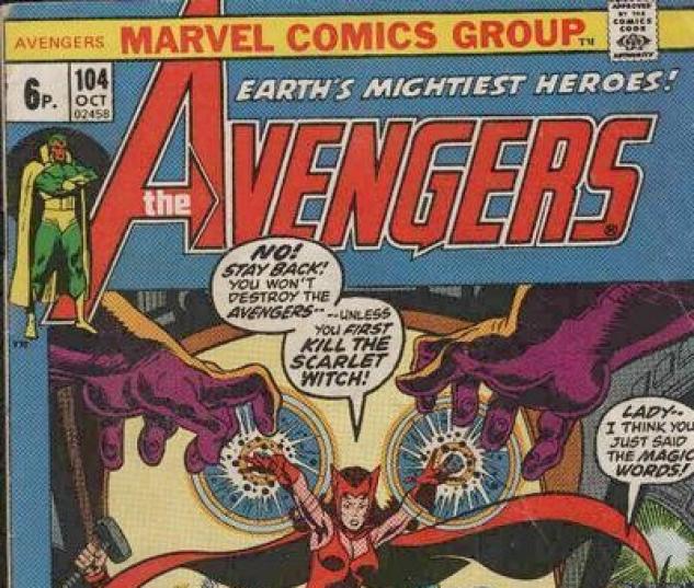 AVENGERS #104 cover