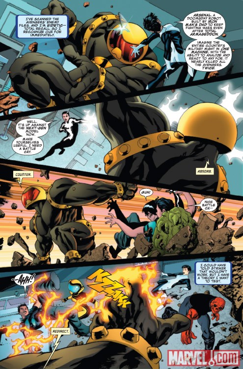 AVENGERS ACADEMY #2 preview art by Mike McKone