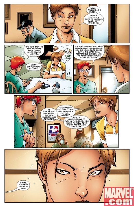Colbert '08 Easter Egg from NEW WARRIORS #11