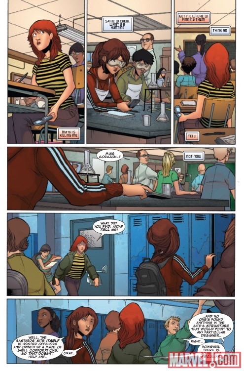 YOUNG ALLIES #3 preview art by David Baldeon