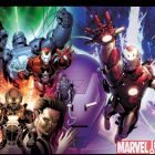 Invincible Iron Man #25 cover by Salvador Larroca