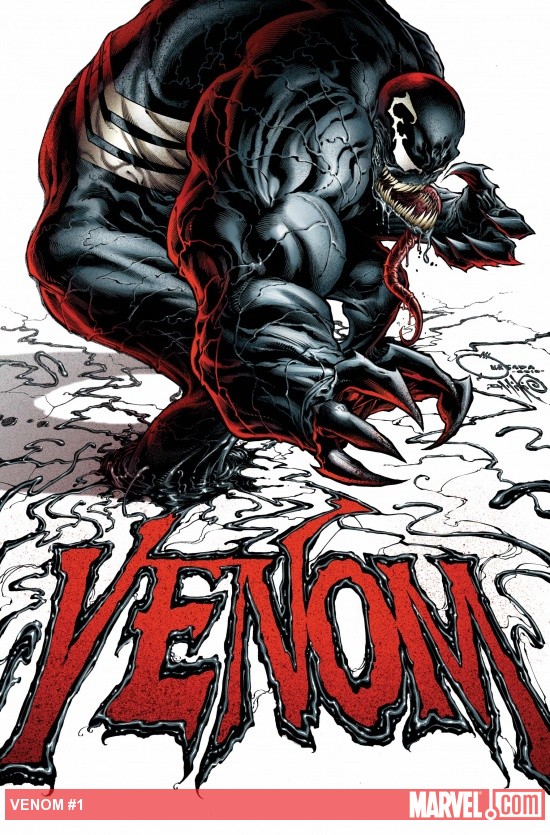 Venom (2011) #1 cover by Joe Quesada