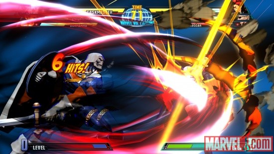 Marvel vs. Capcom 3 screenshot: Taskmaster vs. Crimson Viper