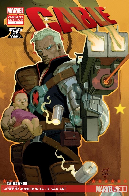Cable (2008) #3, John Romita Jr. Variant