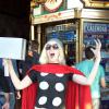 Thor cosplayer at El Capitan Theatre's midnight screening of Marvel's The Avengers