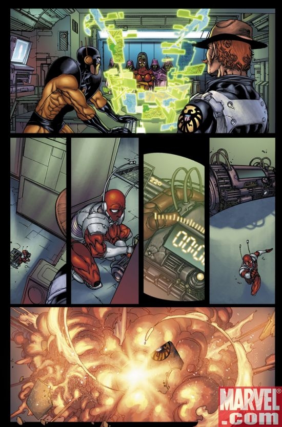 AVENGERS: THE INITIATIVE #17 preview art
