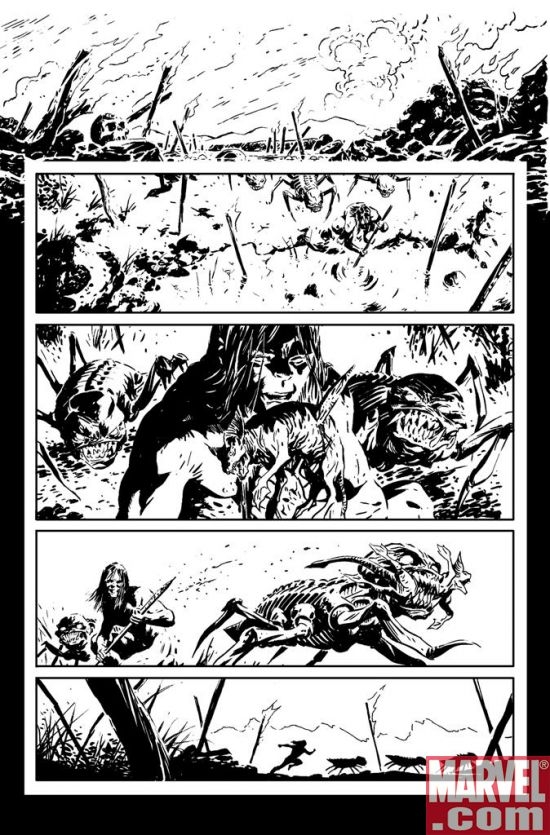 SKAAR: SON OF HULK PRESENTS - SAVAGE WORLD OF SAKAAR preview art by Gabriel Hardman