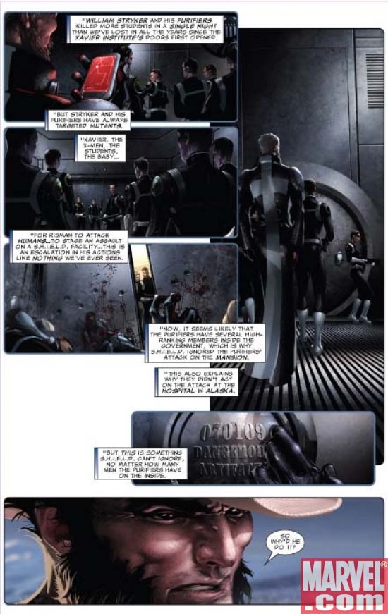 X-FORCE #1 Interior Art