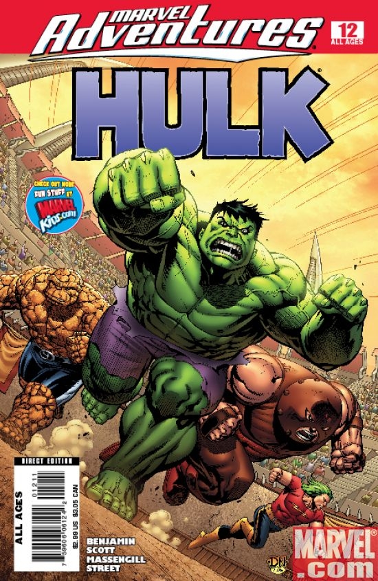 Cover of MARVEL ADVENTURES: HULK #12