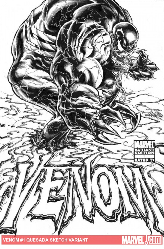 VENOM 1 QUESADA SKETCH VARIANT